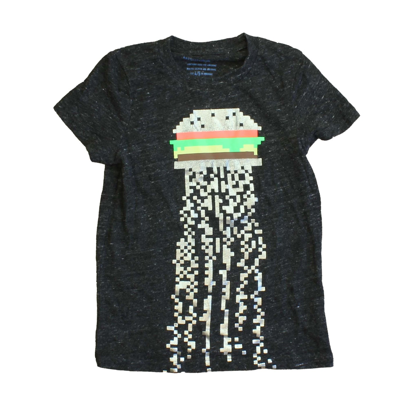 Rockets Of Awesome Boys Grey | Silver T-Shirt Size: 4-5T