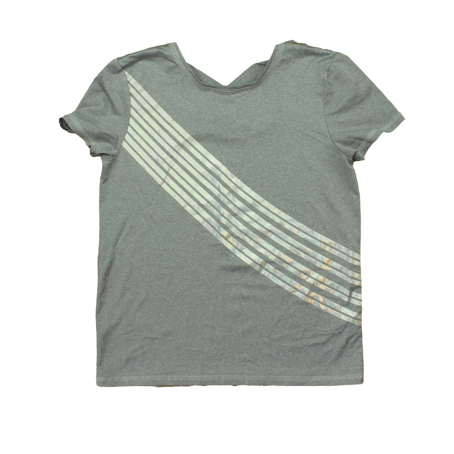 Rockets Of Awesome Girls Grey | Silver Athletic Top Size: 10 Years