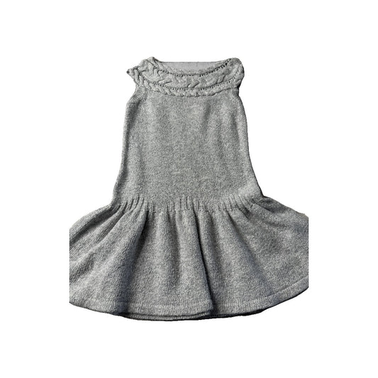 H&M Girls Grey | Silver Dress Size: 3T Grey | Silver