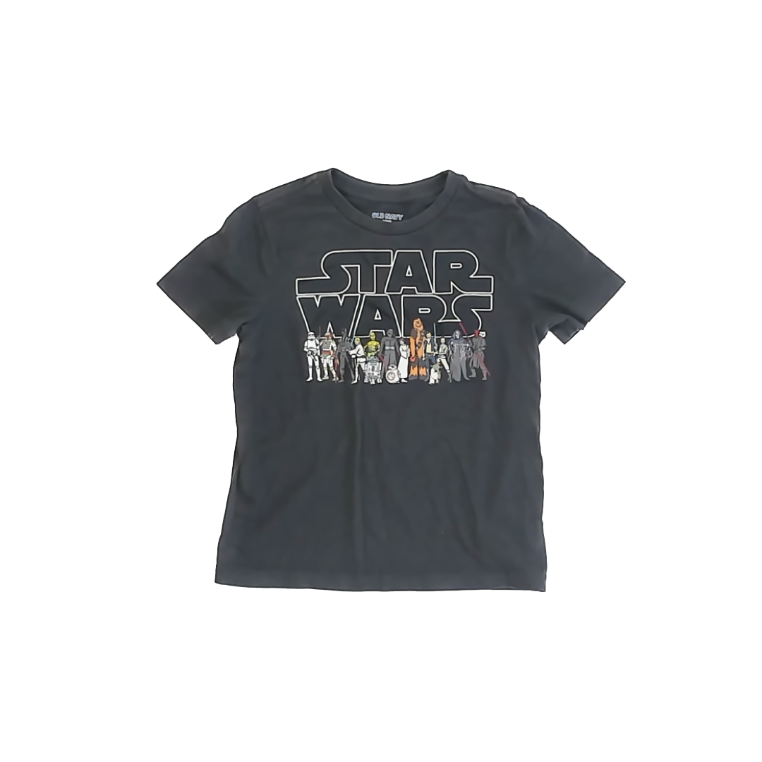 Old Navy Boys Grey Star Wars T-Shirt Size: 6-7 Years Grey Star Wars