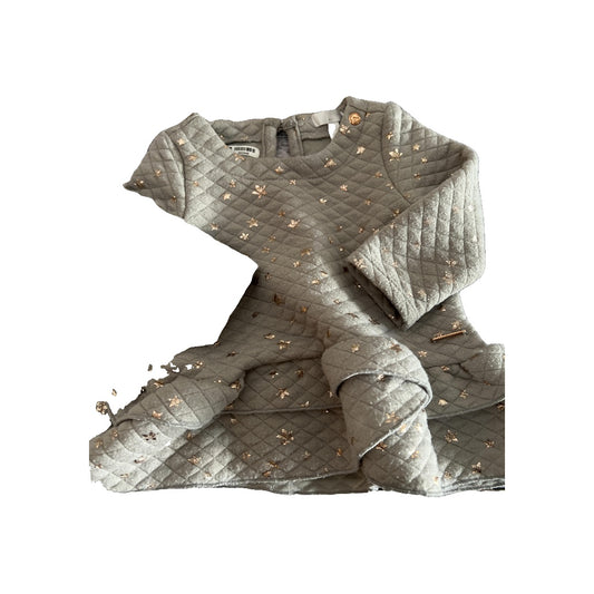 Tahari Girls Grey | Stars Sweater Size: 6-9 months Grey | Stars