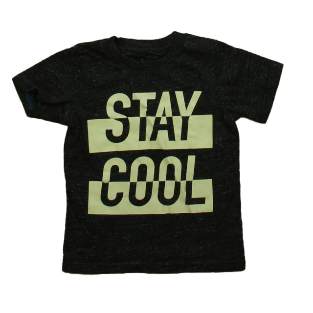 Rockets Of Awesome Boys Grey | "Stay Cool" T-Shirt Size: 3T