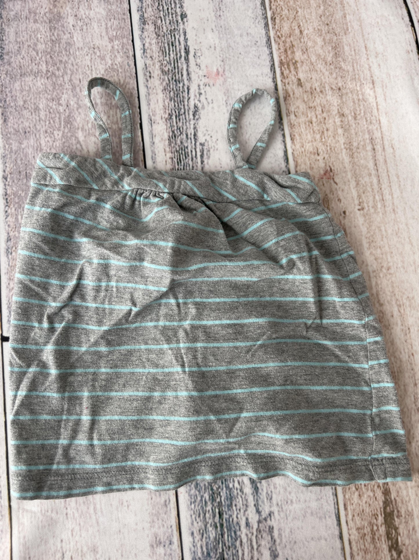 Gap Girls Grey | Stripe Tank Top Size: 3T Grey | Stripe