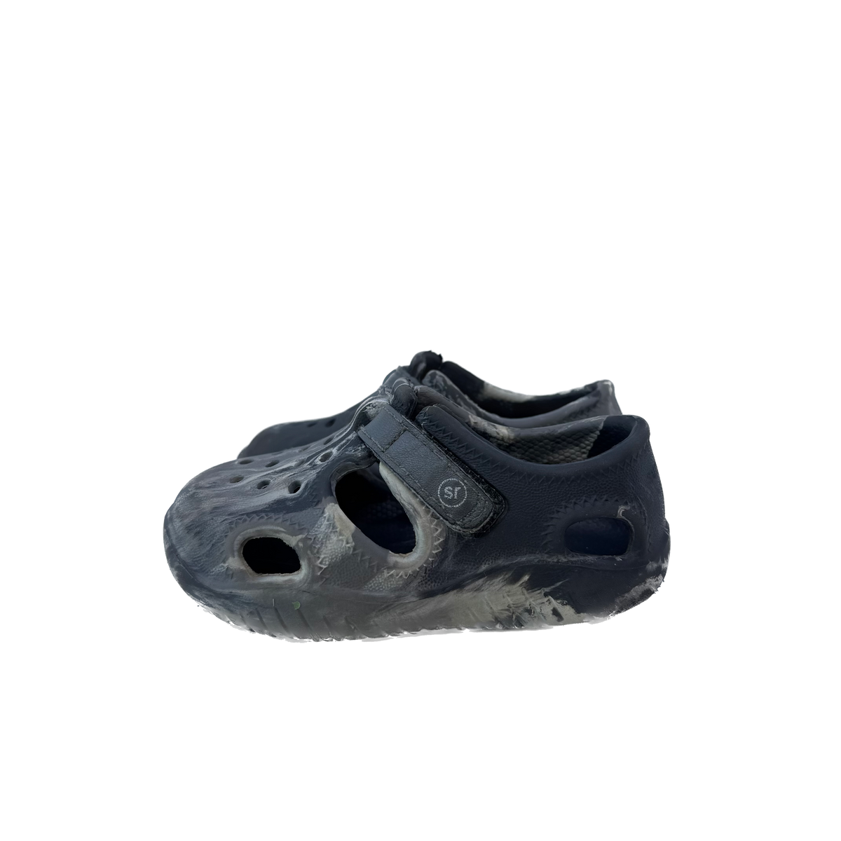 Unknown Boys Grey Tie Dye Sandals Size: 4 Infant Grey Tie Dye