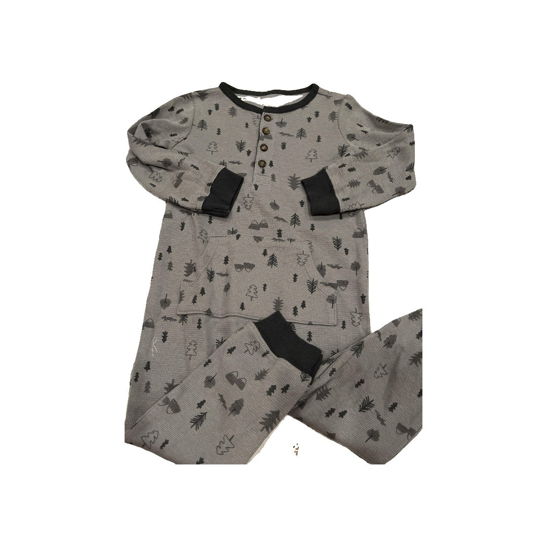 Carters Boys Grey | trees Long Sleeve Outfit Size: 24 months Grey | trees
