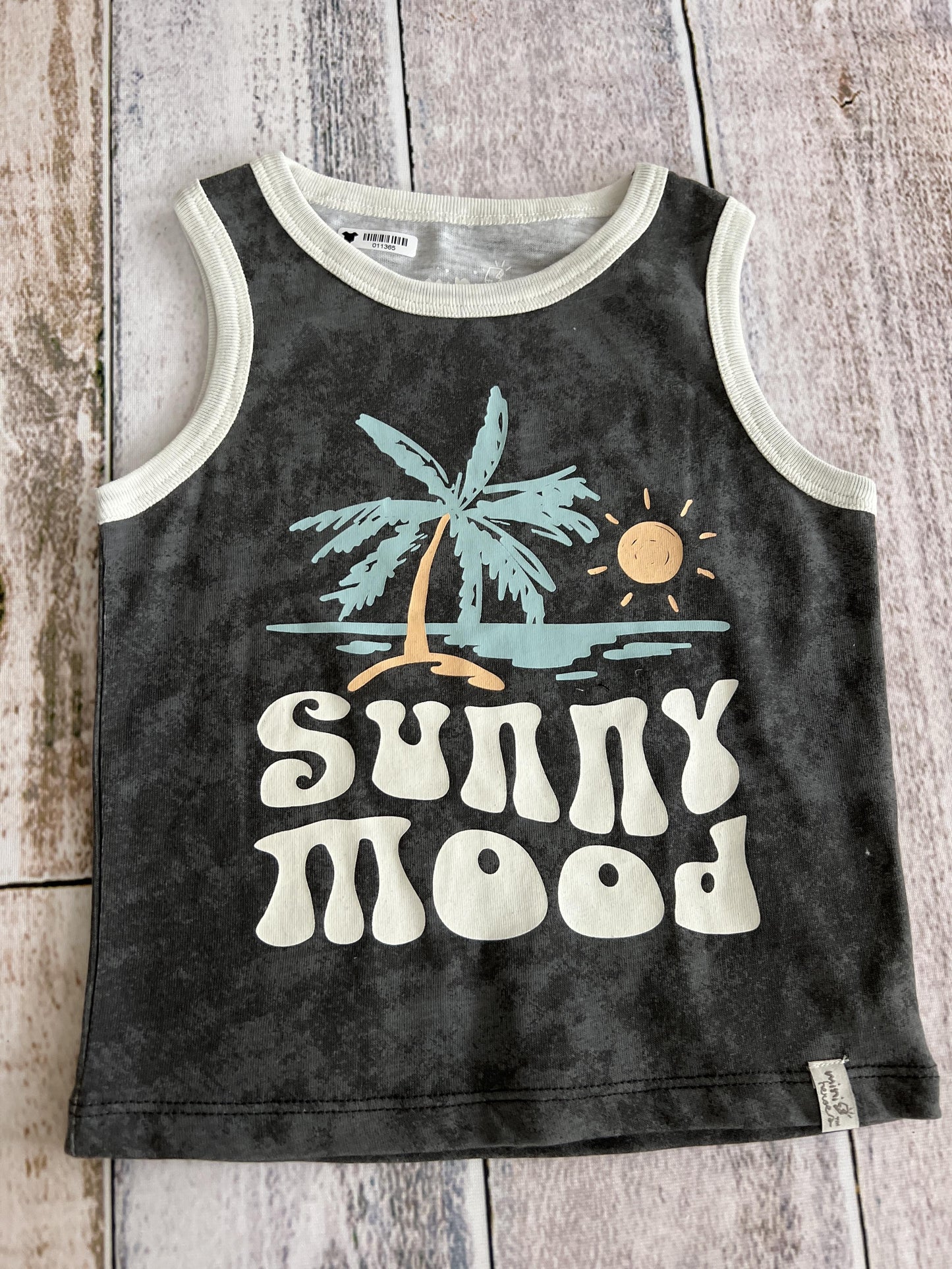 Mini Heroes Boys Grey | Tropical Tank Top Size: 2T Grey | Tropical
