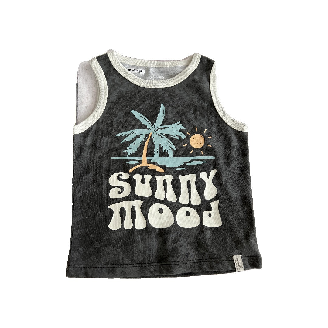 Mini Heroes Boys Grey | Tropical Tank Top Size: 2T Grey | Tropical