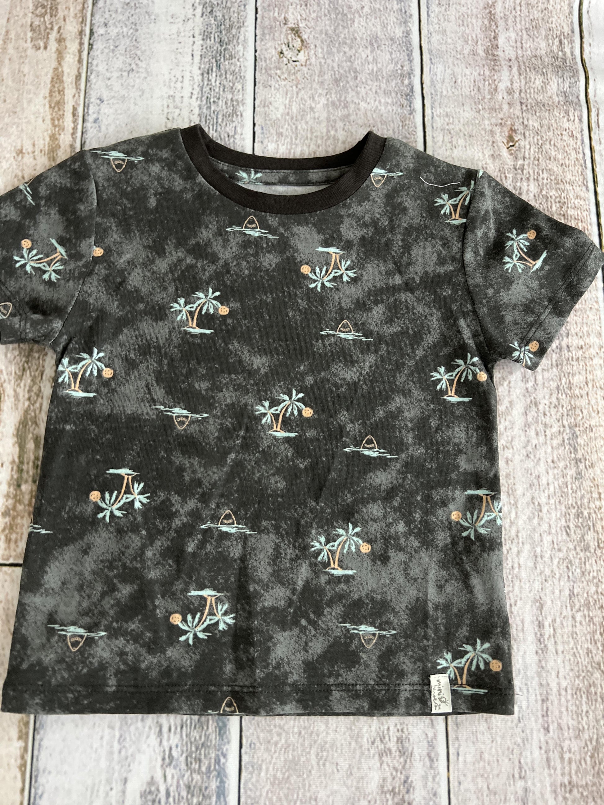 Mini Heroes Boys Grey | Tropical T-Shirt Size: 2T Grey | Tropical