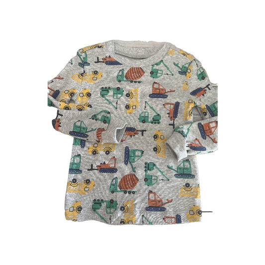 Little Me Boys Grey | Trucks Pajamas Size: 18 months Grey | Trucks