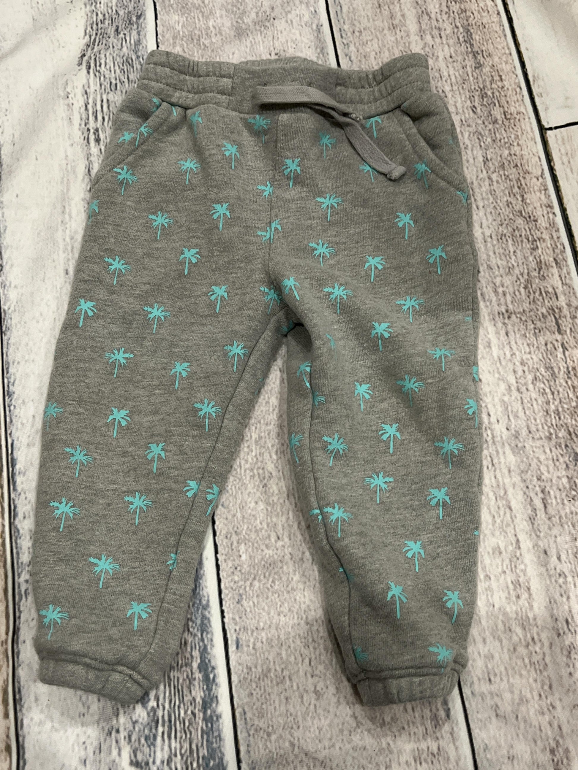Little Starters Boys Grey | Turquoise Pants Size: 18-24 months Grey | Turquoise