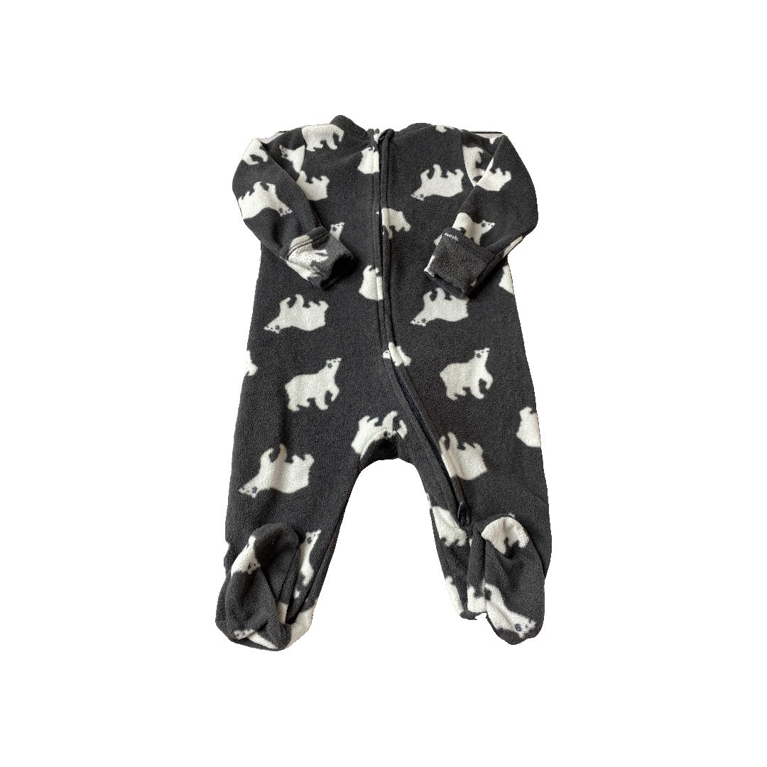 Old Navy Unisex Grey | White | bears Pajamas Size: 3-6 months Grey | White | bears