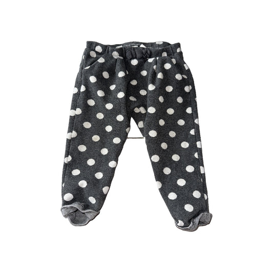 Zara Girls Grey | White | polka dot Pants Size: 2T Grey | White | polka dot