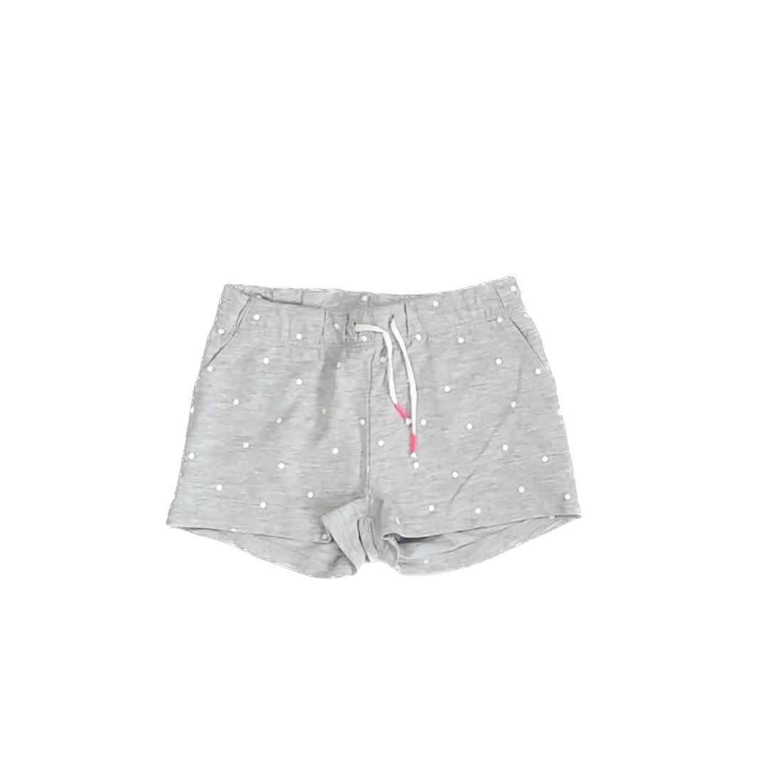 H&M Girls Grey | White Polka Dot Shorts Size: 4-5T Grey | White Polka Dot