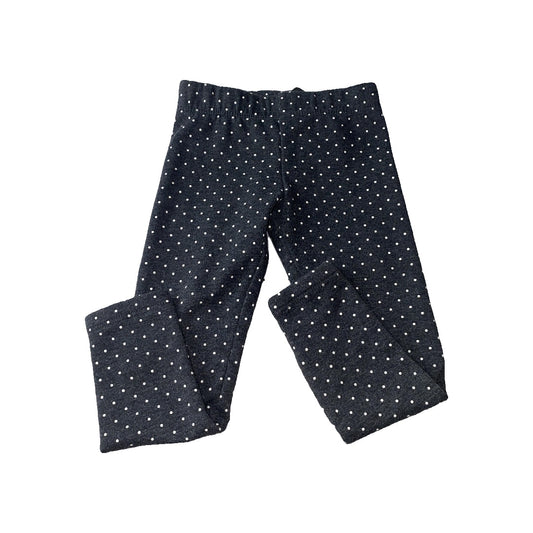 H&M Girls Grey | White | polka dot Pants Size: 3T Grey | White | polka dot