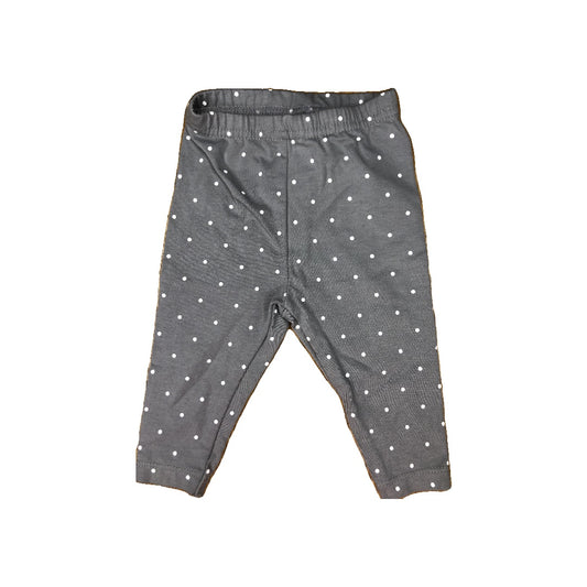 Carters Girls Grey | White | polka dot Pants Size: 6 months Grey | White | polka dot
