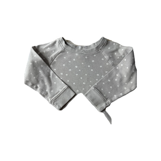 Colored Organics Unisex Grey | White | polka dot Long Sleeve T-Shirt Size: 18-24 months Grey | White | polka dot