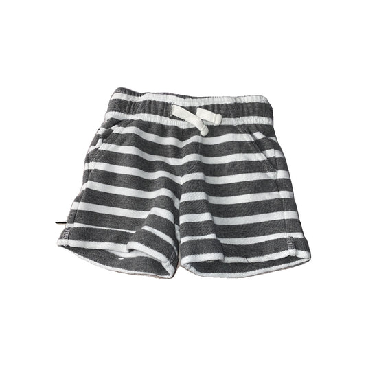 Cat & Jack Boys Grey | White | Stripe Shorts Size: 12 months Grey | White | Stripe