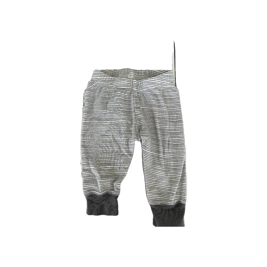Lamaze Boys Grey | White | Stripe Pants Size: 3 months Grey | White | Stripe