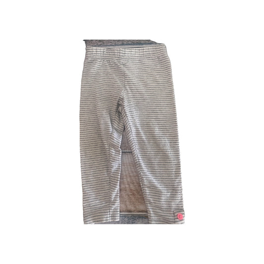 Girls Grey | White | Stripe Pants Size: 12 months Grey | White | Stripe