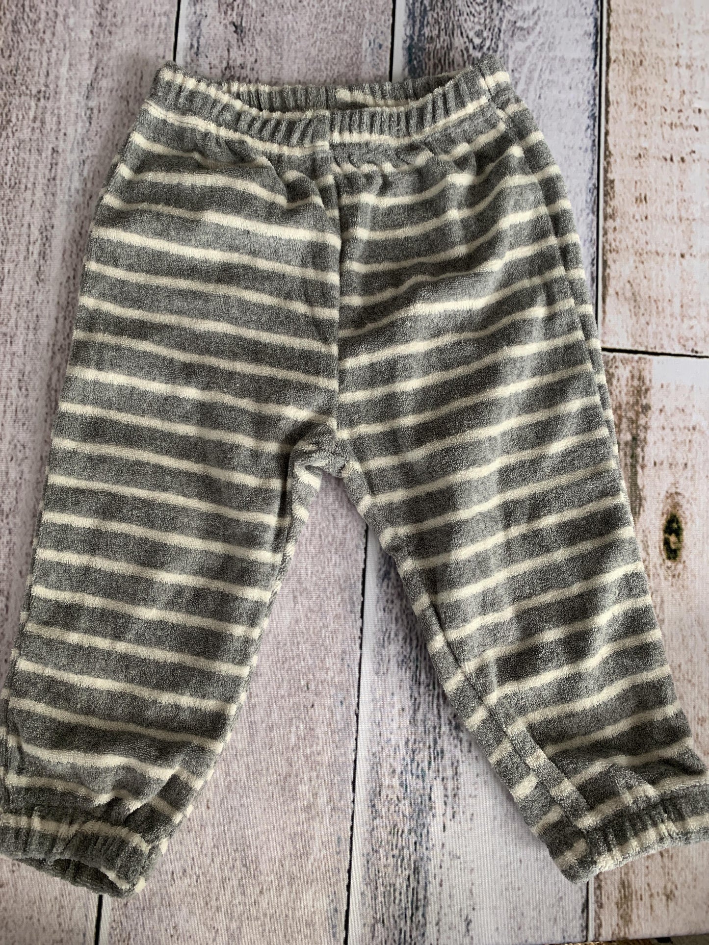 My Bebe Boys Grey | White | Stripe Pants Size: 18-24 months Grey | White | Stripe