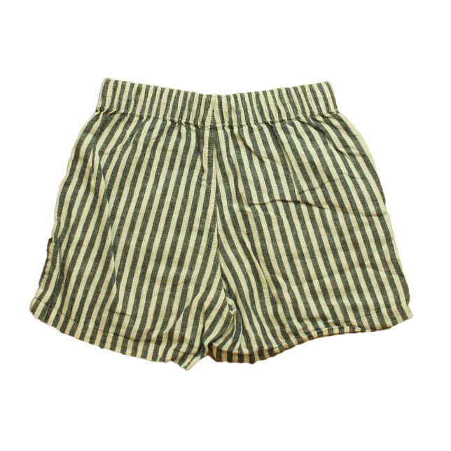 Tea Girls Grey | White | Stripes Shorts Size: 12 Years