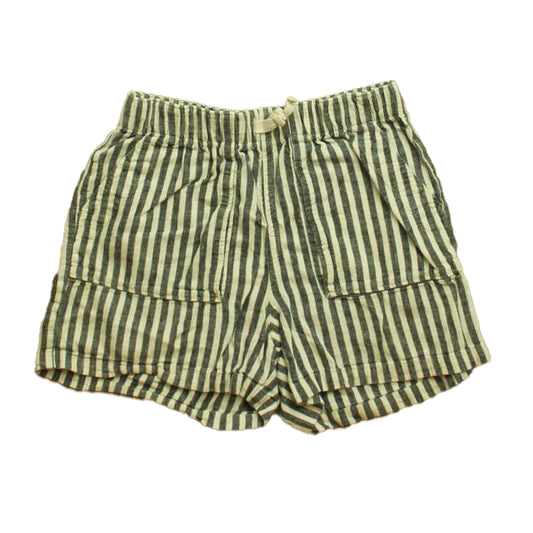 Tea Girls Grey | White | Stripes Shorts Size: 12 Years