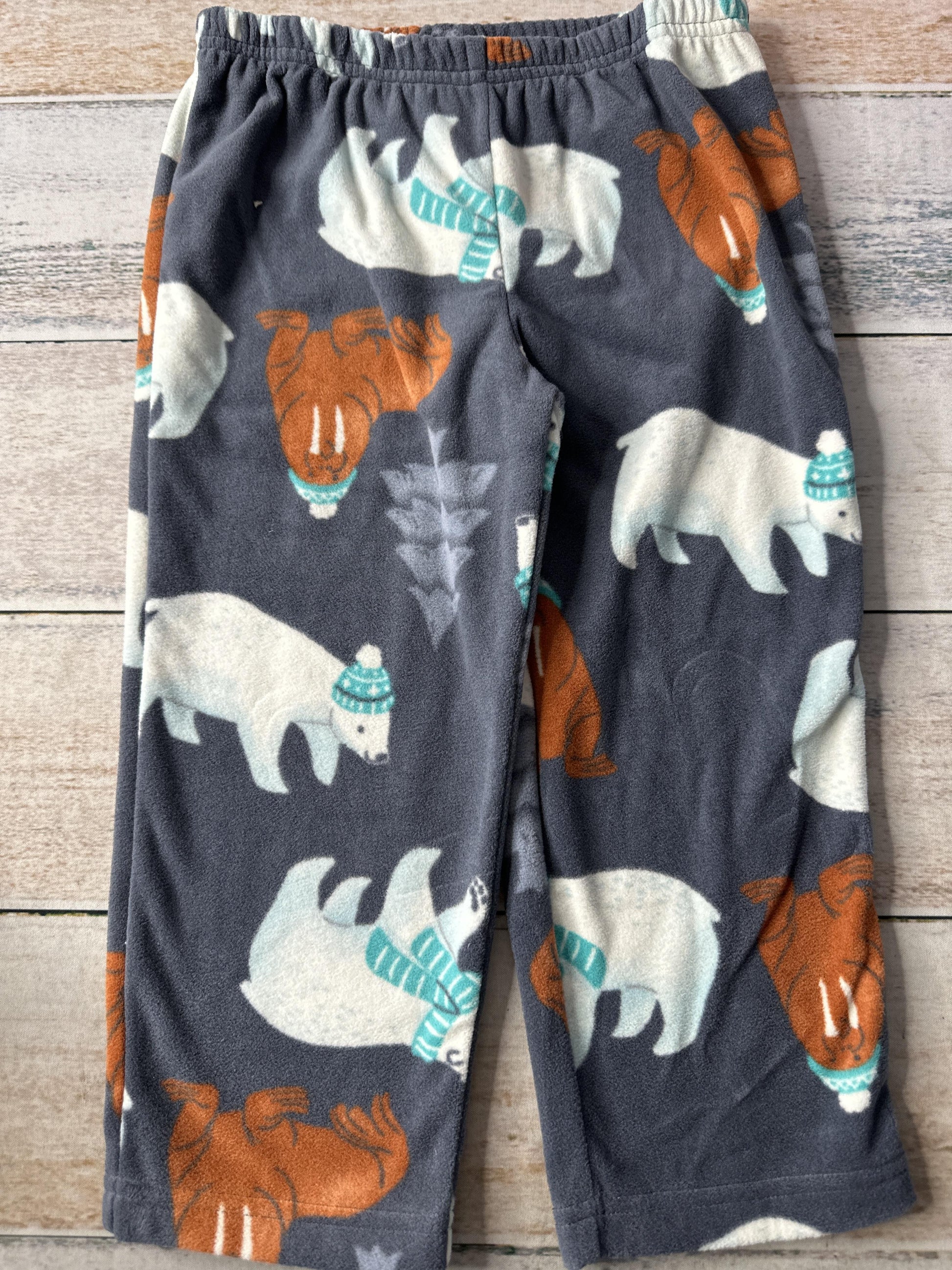 Carters Boys Grey | White | Turquoise | animals Pajamas Size: 3T Grey | White | Turquoise | animals