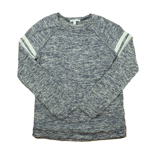 Rockets Of Awesome Girls Grey | White Long Sleeve Shirt Size: 10 Years Grey | White