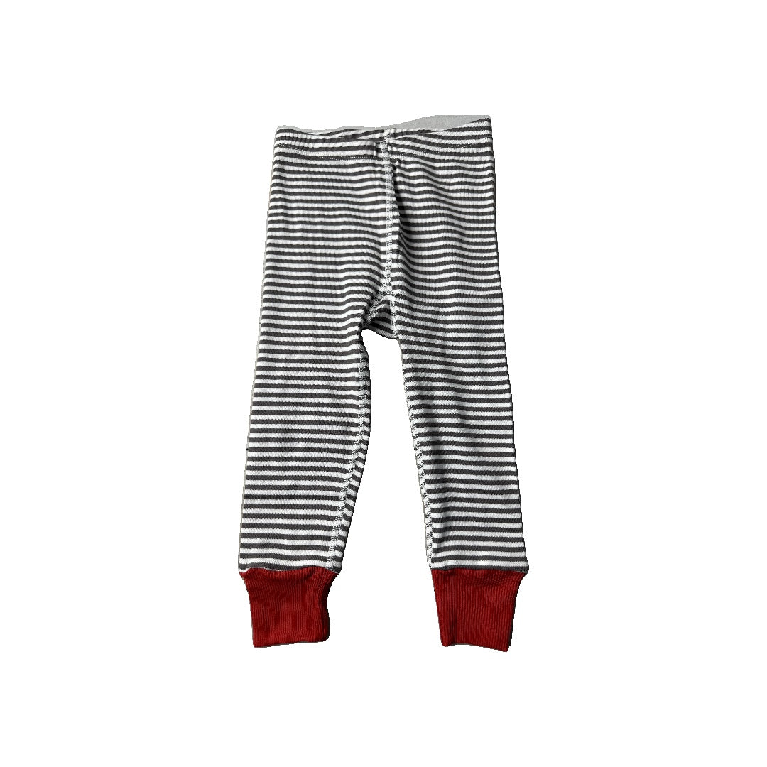 Mightly Unisex Grey | White Pajamas Size: 3T Grey | White