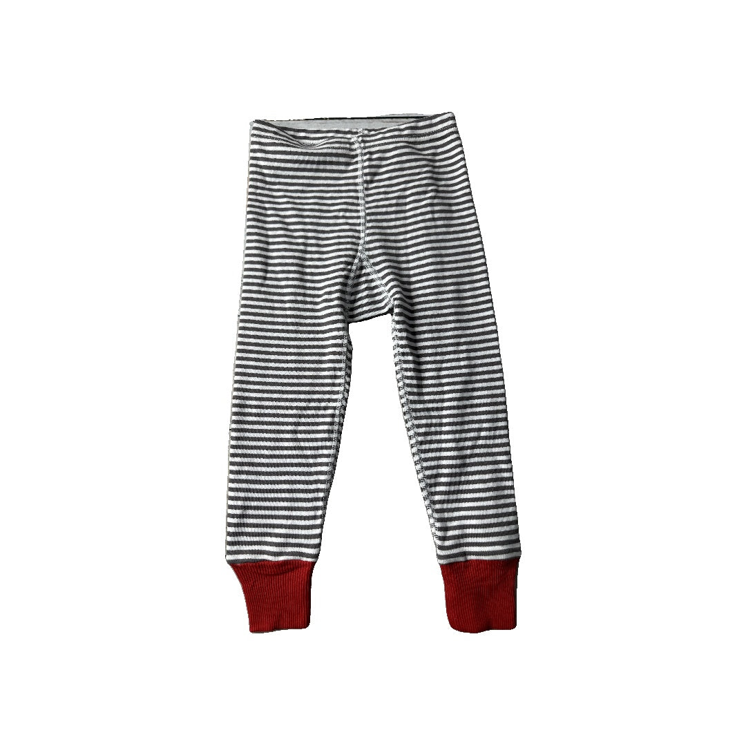 Mightly Unisex Grey | White Pajamas Size: 4T Grey | White