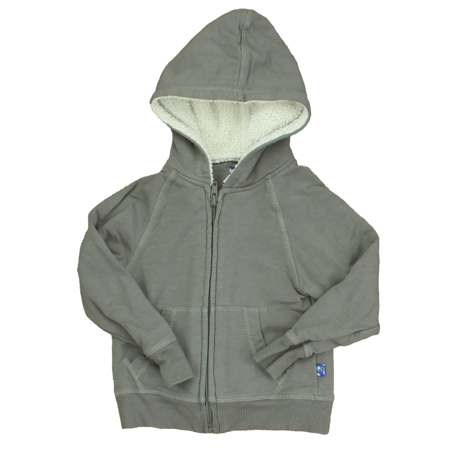 Kickee Pants Boys Grey | White Hoodie Size: 12-18 Months Grey | White