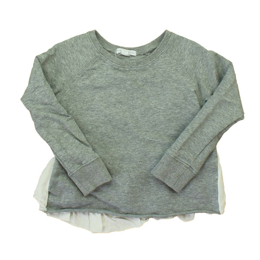 Rockets Of Awesome Girls Grey | White Sweatshirt Size: 4-5T