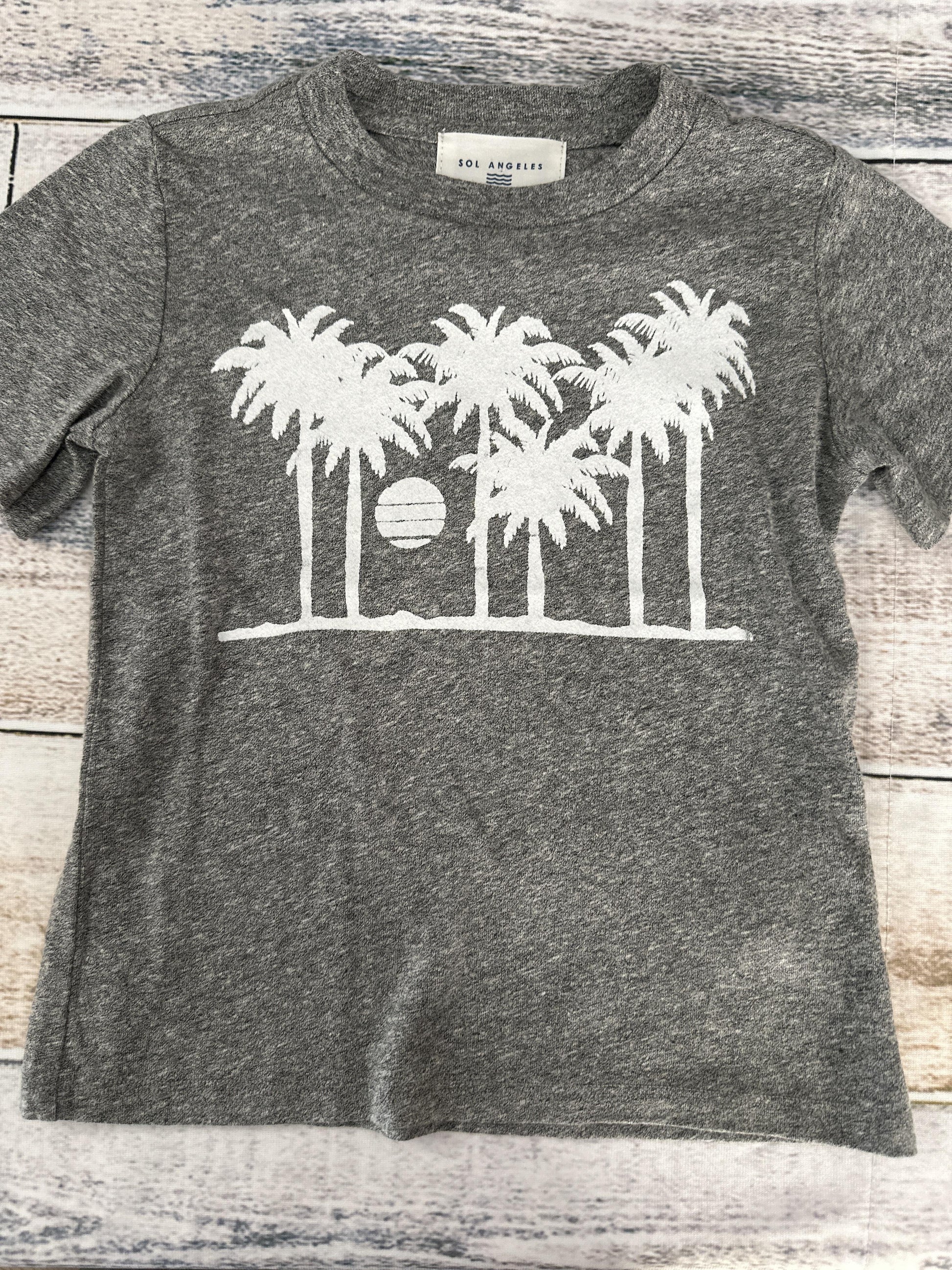 Sol Angeles Boys Grey | White T-Shirt Size: 4T Grey | White