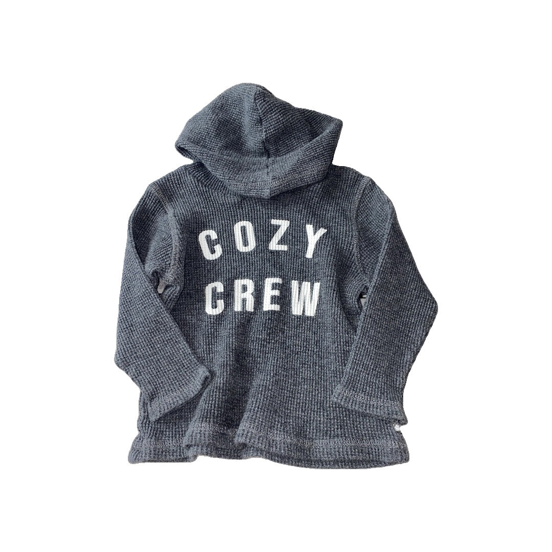 Mini Heroes Unisex Grey | White Hoodie Size: 18 months Grey | White