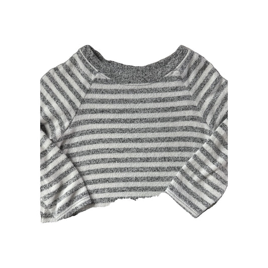 Cat & Jack Unisex Grey | White Long Sleeve T-Shirt Size: 12-18 months Grey | White