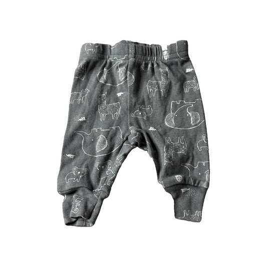 Carters Unisex Grey | White Pants Size: Newborn Grey | White