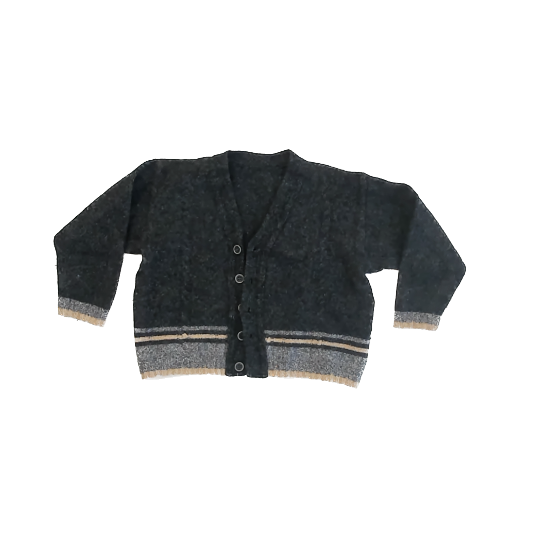 Unknown Boys Grey Wool/Angora Cardigan Size: *2T Grey Wool/Angora