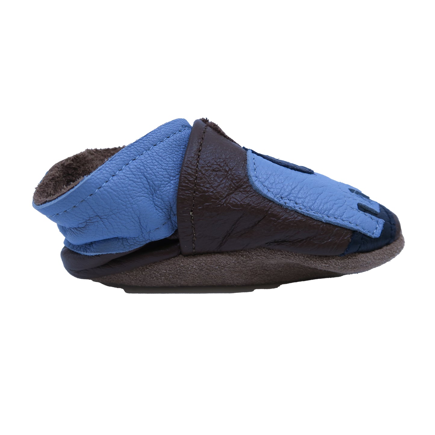 Izod Boys Grey | Yellow | Blue Booties Size: 1 Infant Grey | Yellow | Blue