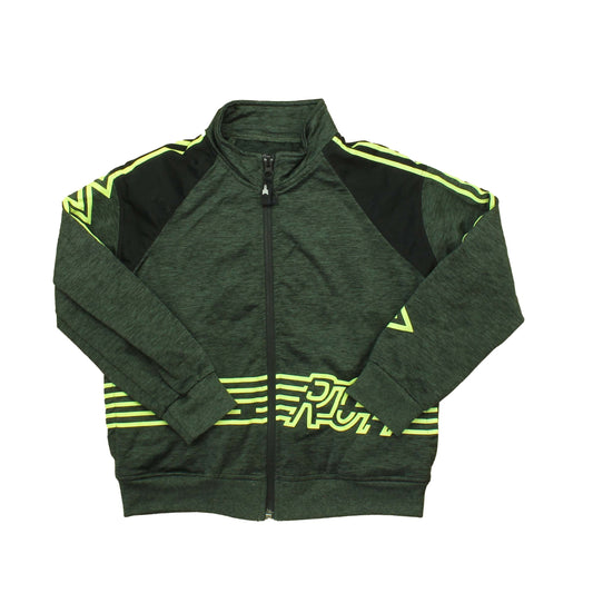 Rockets Of Awesome Boys Green | Yellow Jacket Size: 6 Years