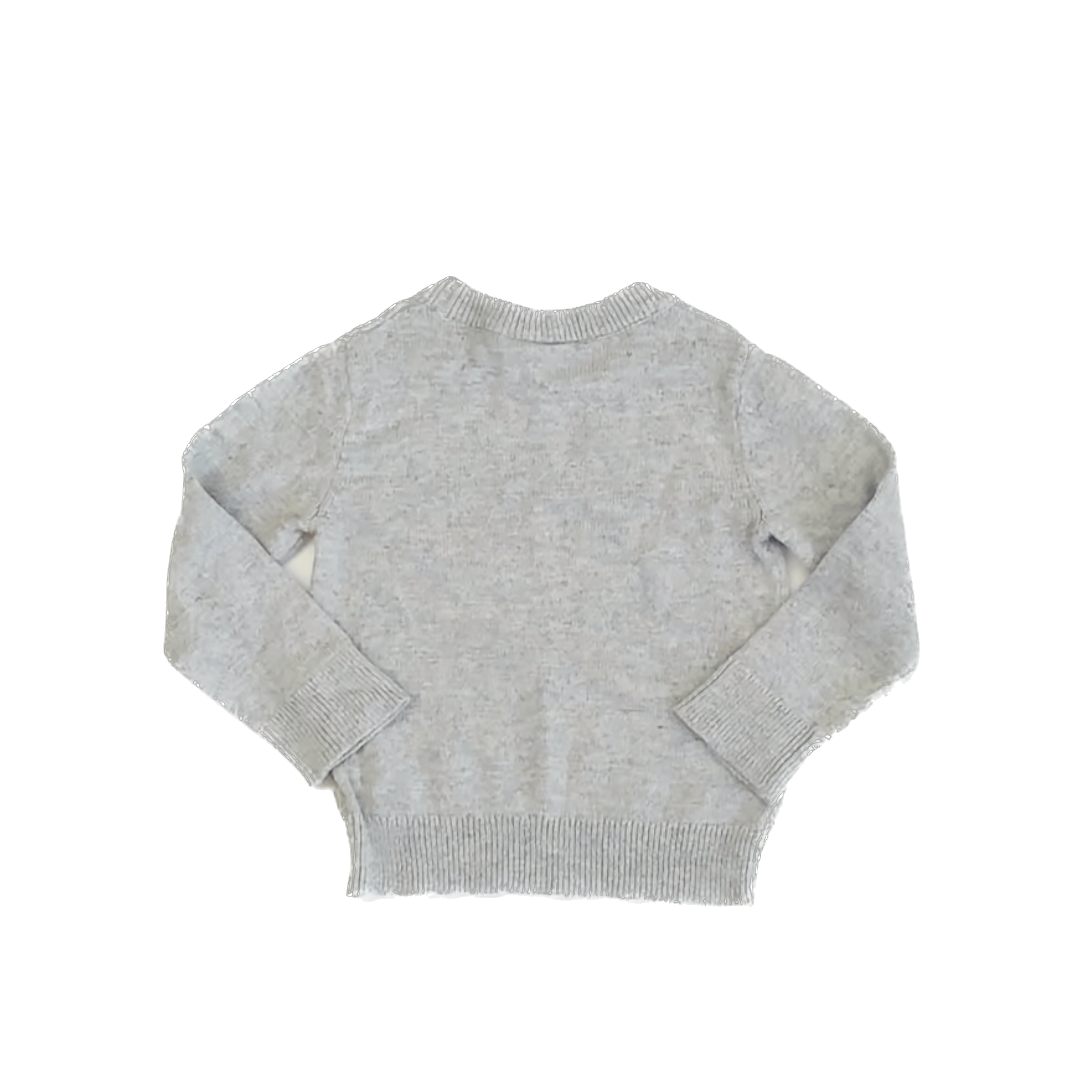 Gap x Star Wars Boys Grey | Yoda Sweater Size: 3T Grey | Yoda