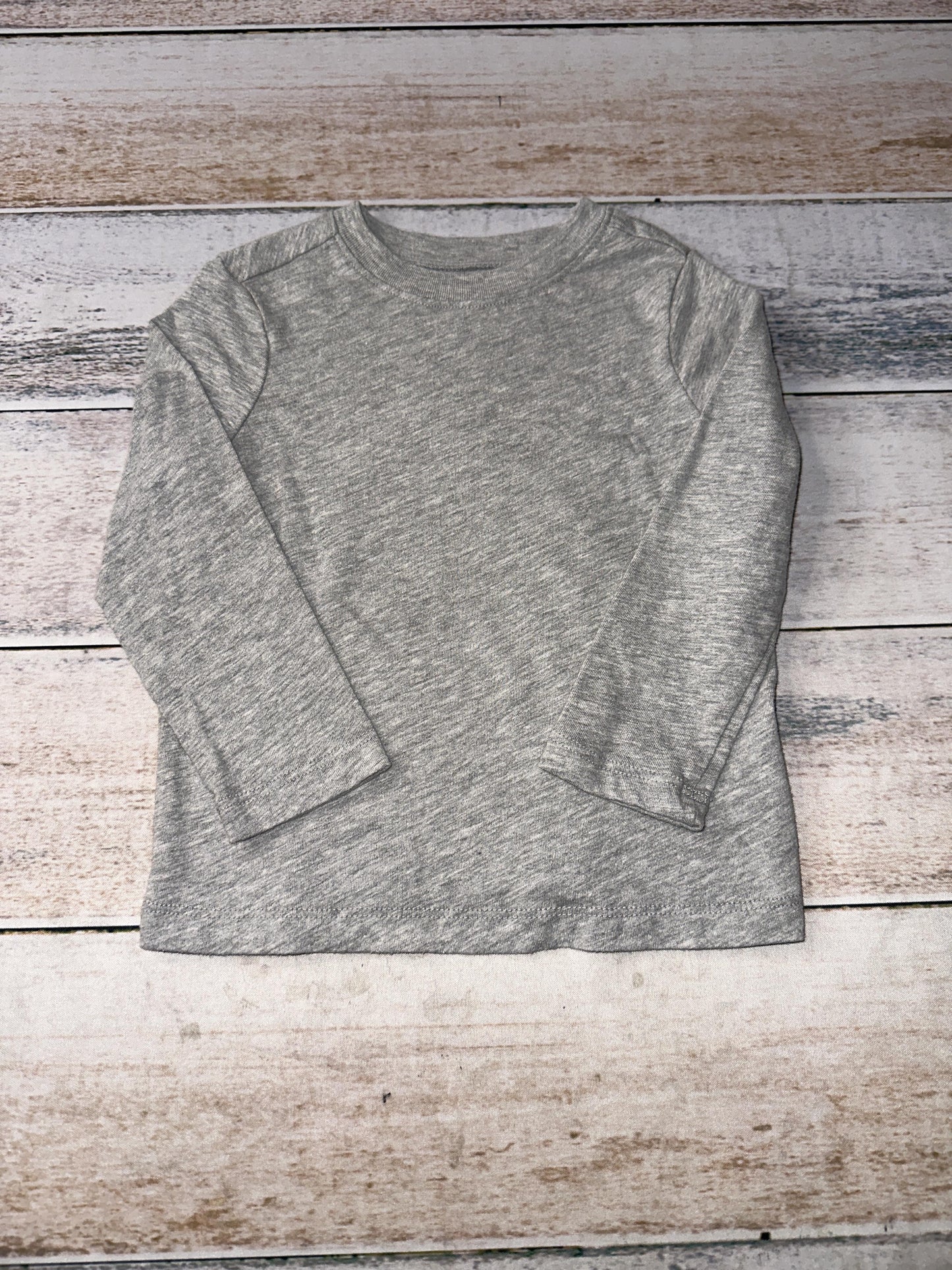 Old Navy Unisex Grey Long Sleeve Shirt Size: 2T Grey