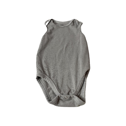 Hanes Unisex Grey Onesie Size: 12-18 months Grey