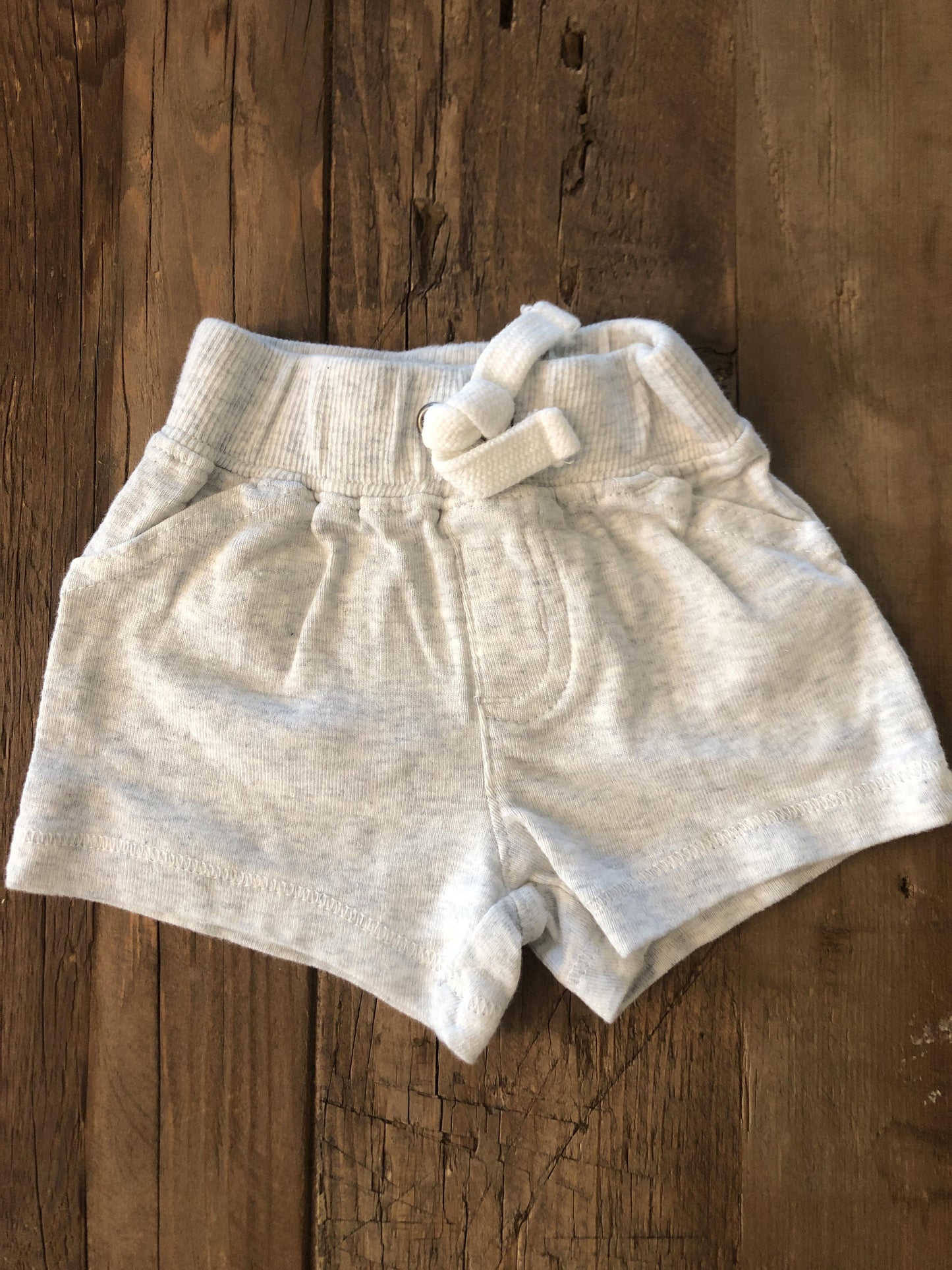 Carters Unisex Grey Shorts Size: Newborn Grey
