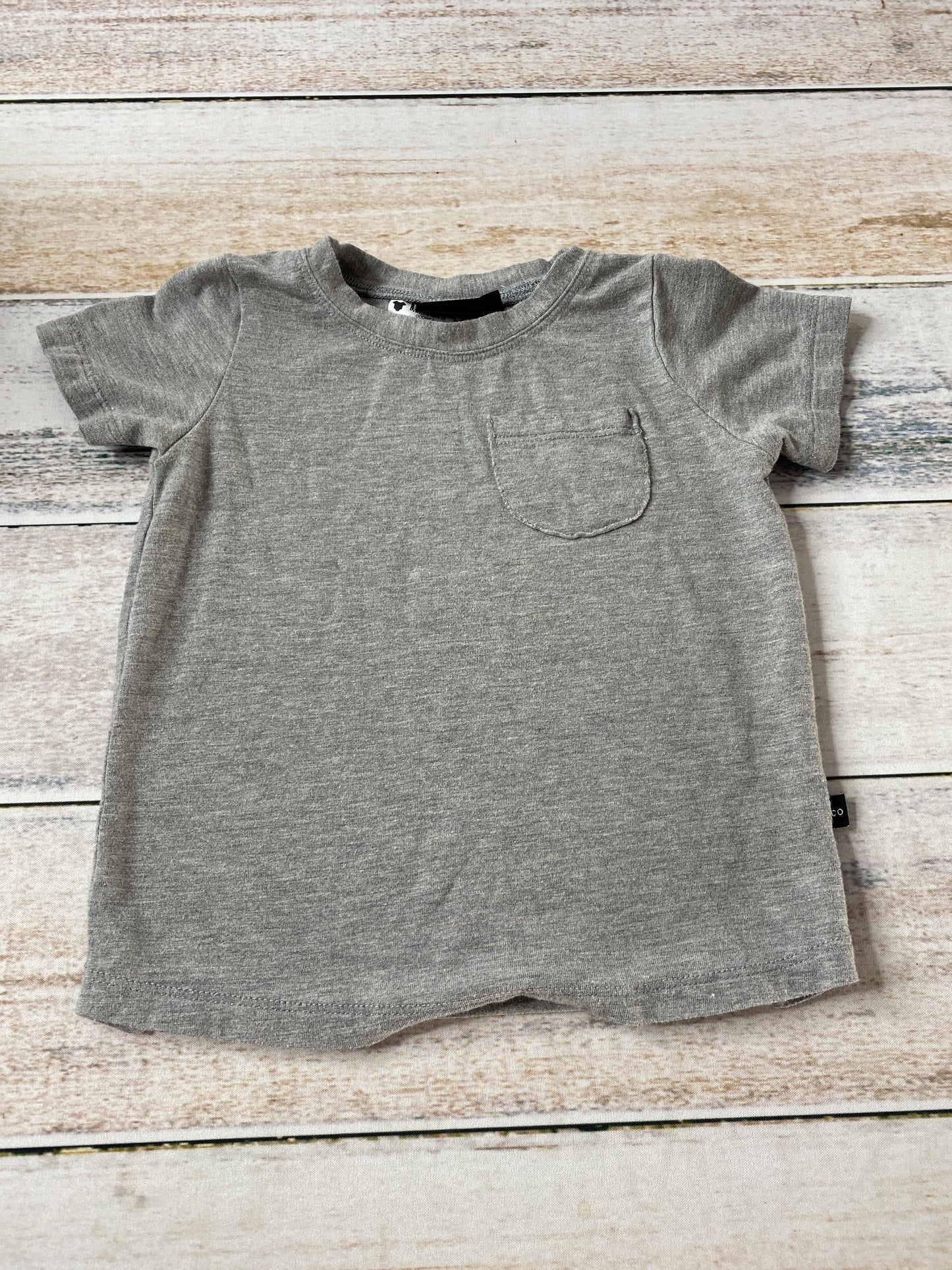 BabySprouts co Girls Grey T-Shirt Size: 12-18 months Grey