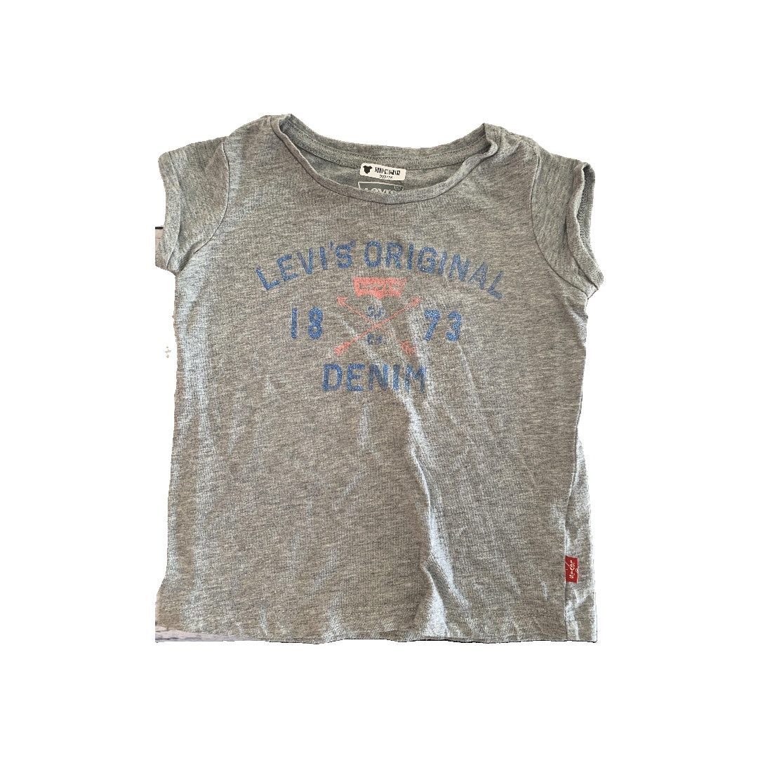 Girls Grey T-Shirt Size: 2T Grey