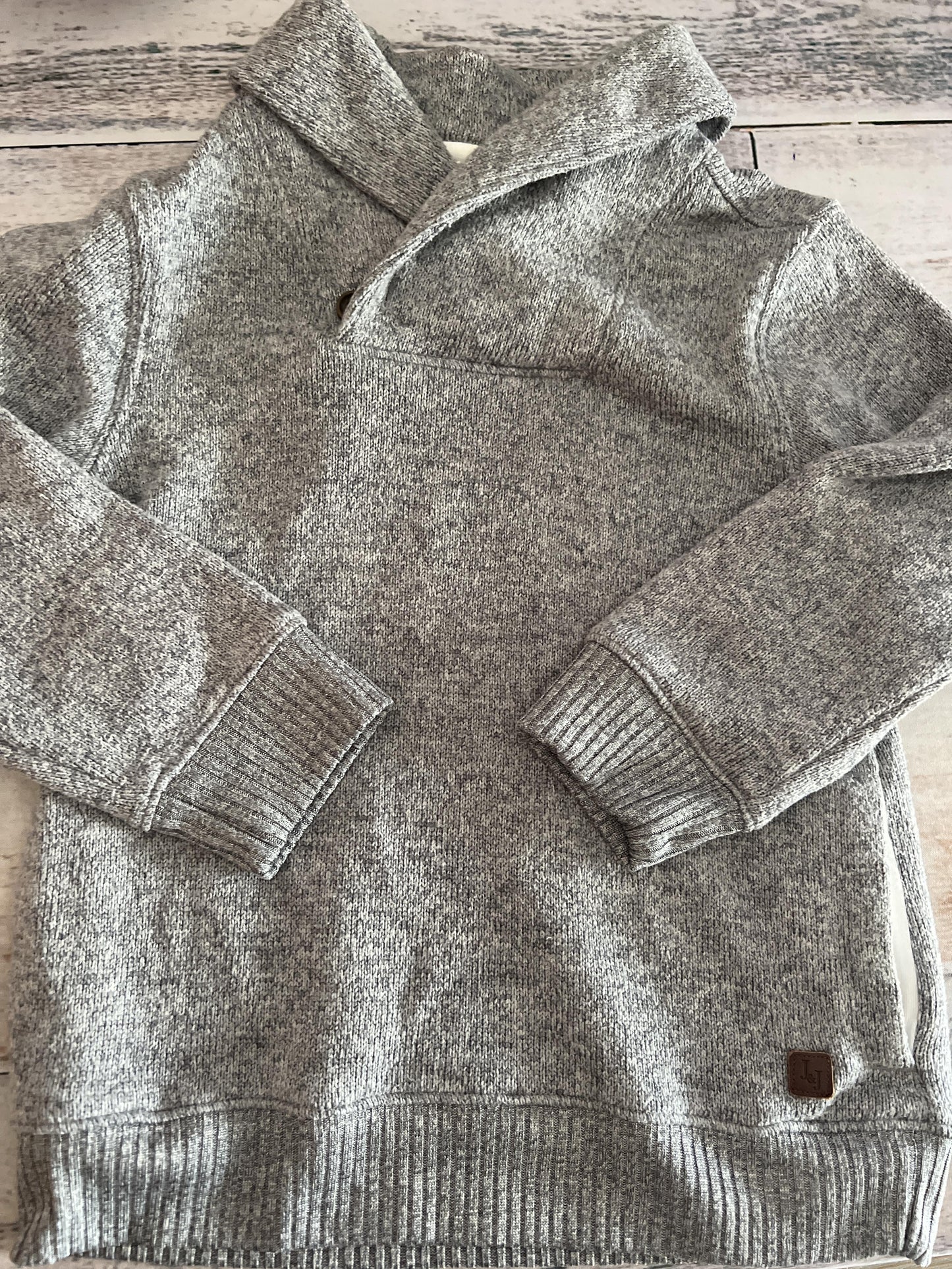 Janie and Jack Boys Grey Sweater Size: 4T Grey