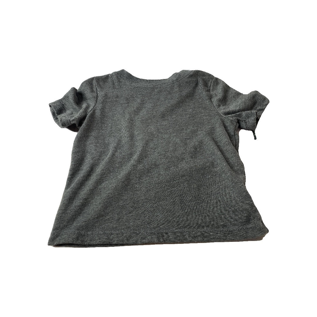Old Navy Boys Grey T-Shirt Size: 12-18 months Grey