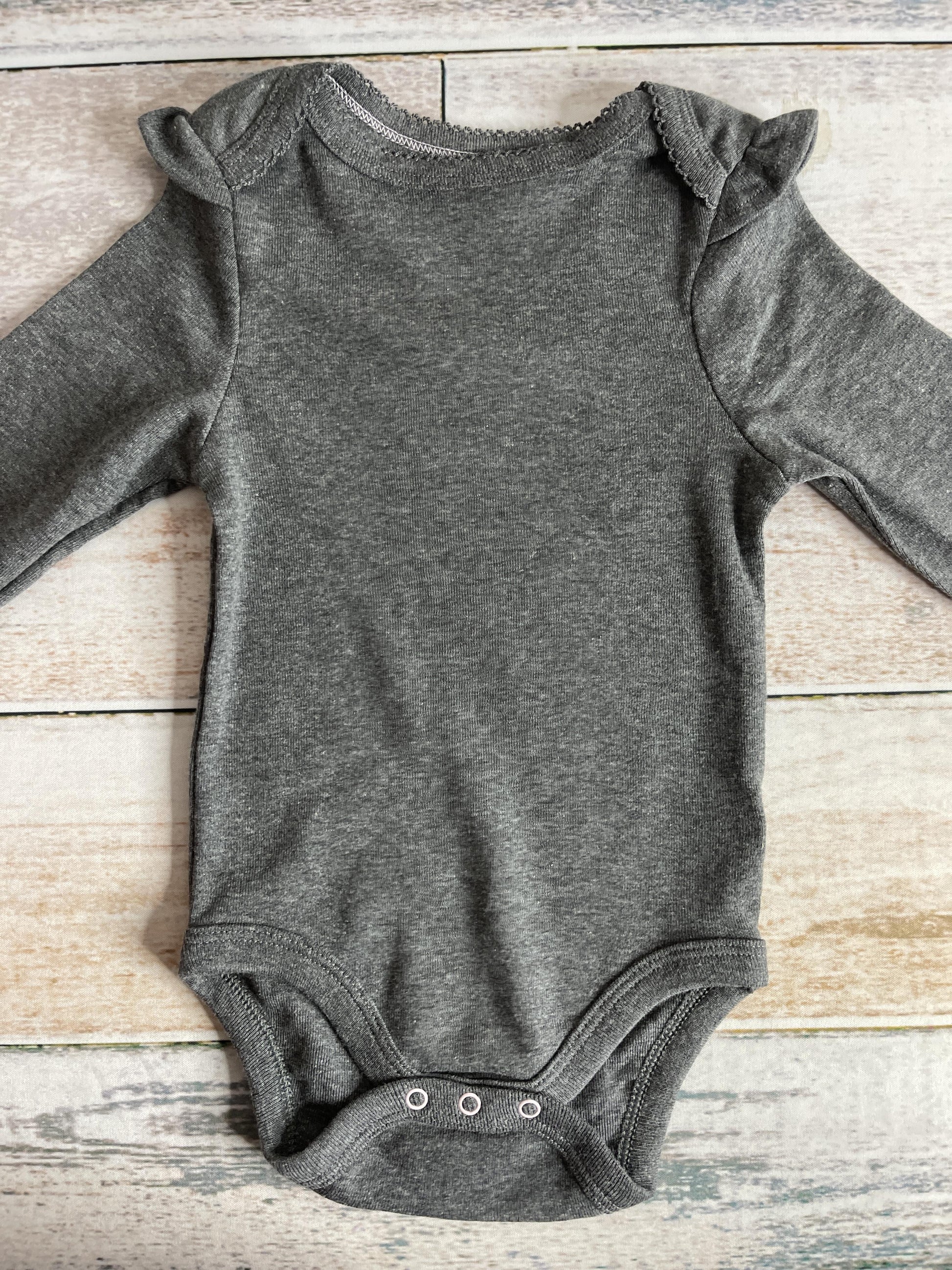 Cloud Island Girls Grey Onesie Size: 12 months Grey