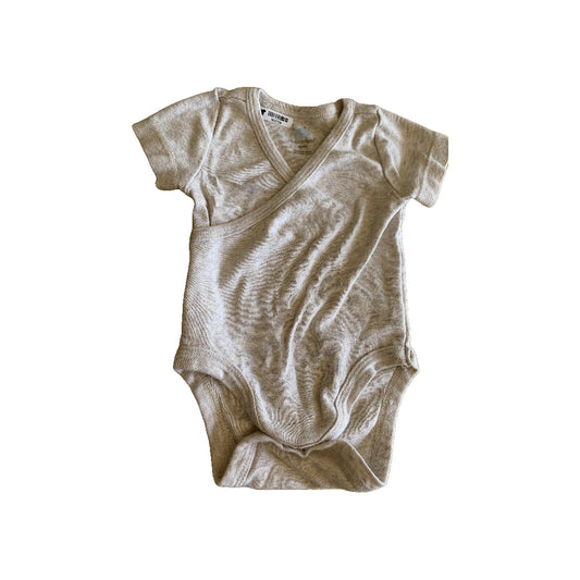Boys Grey Onesie Size: Newborn Grey