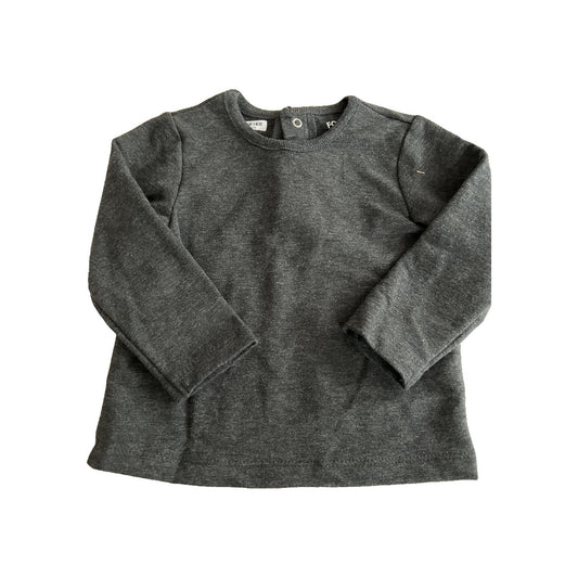 Focus Boys Grey Long Sleeve Shirt Size: 12M Grey